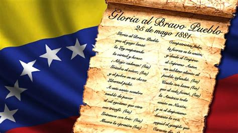 Gloria Al Bravo Pueblo Cumple 135 Años Como Himno Nacional
