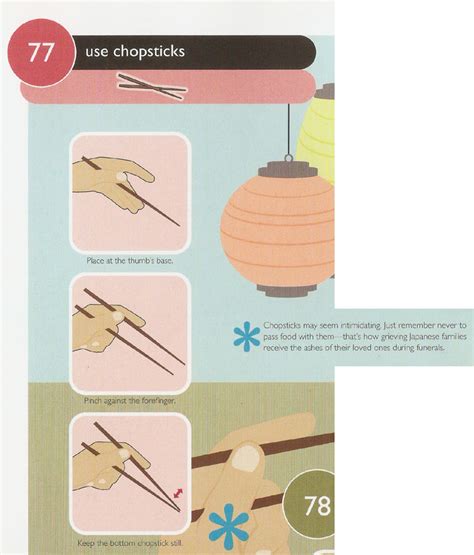 To move the second chopstick you move your pointer finger. How to Properly Use Chopsticks