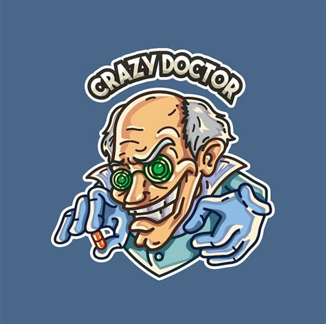 Premium Vector Crazy Doctor