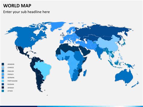 World Map Powerpoint Editable World Map World Map Ppt
