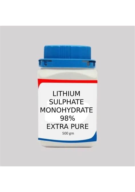 Lithium Sulphate Monohydrate 98 Extra Pure At Rs 194gram In Mumbai