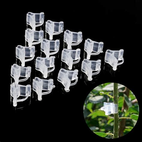 50 100pcs Plastic Plant Clips Supports Connects Reusable Protection