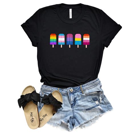 Ice Cream Lesbian Shirt Funny Pride Shirt Gay Pride Shirt Etsy