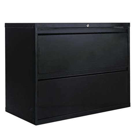 3 drawer metal filing cabinet. Alera ALELF3629BL Black Two-Drawer Metal Lateral File ...