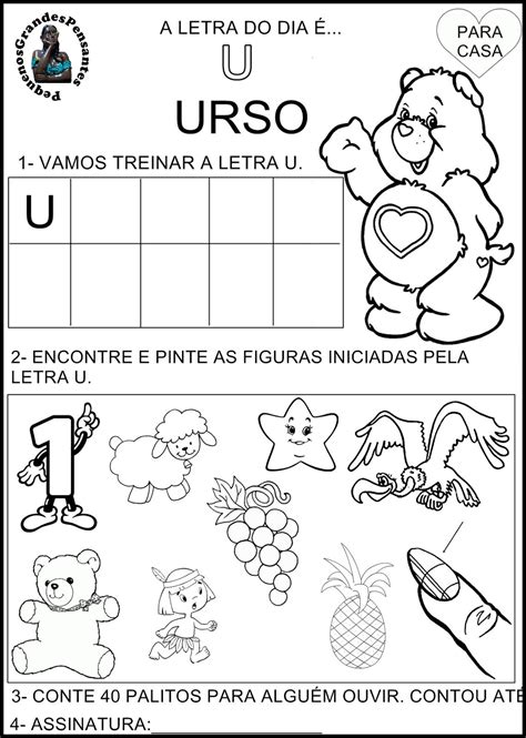 Atividade Infantil Letra A
