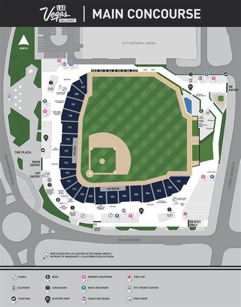 Las Vegas Ballpark Seating Chart With Rows