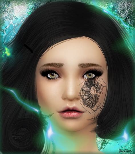Halloween And Tears Makeup Sims 4 Facepaint
