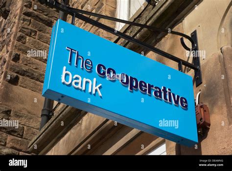 Cooperative Bank Matlock Derbyshire England Hi Res Stock Photography