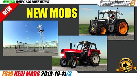 Fs19 New Mods 2019 10 113 Review Youtube