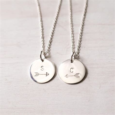 Best Friend Necklace Set Personalized Friendship Necklace For 2 3 Or
