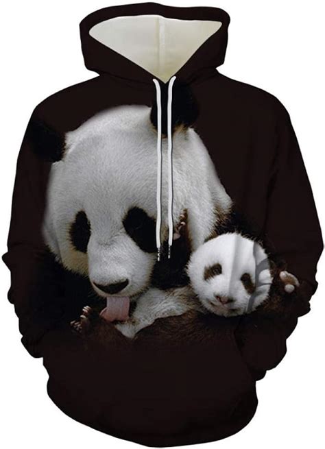 Hoodie Panda Series Fashion 3d Digital Printing Men And Women Loose