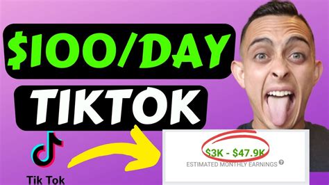 Make Per Day Online With Tik Tok How To Earn Money From Tiktok Without Creating