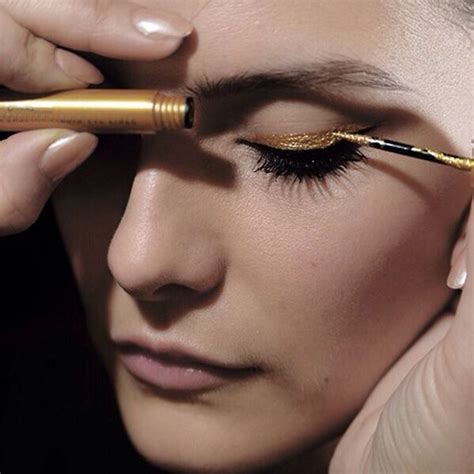 Banish Basic 15 Interesting New Ways To Style Your Eyeliner Gold