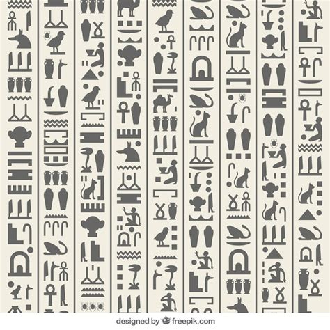 Premium Vector Egyptian Hieroglyphic