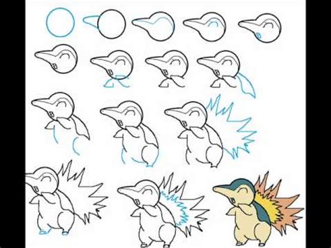 Step 1 draw house of the landscape drawing easy. How To Draw Cyndaquil The Pokemon Step By Step Drawing ...
