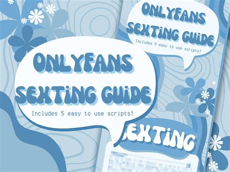 Onlyfans Sexting Guide With Scripts Adult Content Creator Etsy Uk