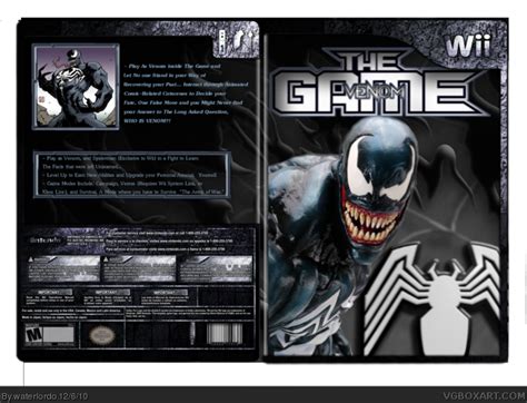 Venom The Game Wii Box Art Cover By Waterlordo