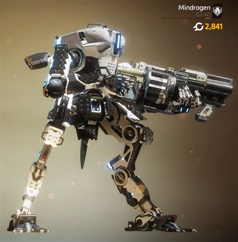 Ronin Prime In Stoic Light Camo Robot Concept Art Titanfall Game