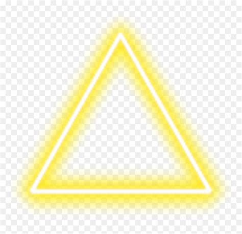 Yellow Neon Triangle Png Transparent Png Vhv