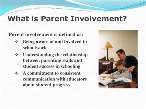 The Importance Of Parent Involvement