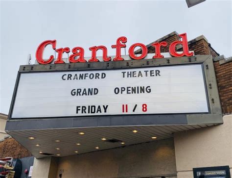 The Cranford Movie Theater Will Reopen November 8th Official Website