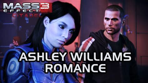 Mass Effect 3 Citadel Dlc Ashley Romance All Scenes Youtube