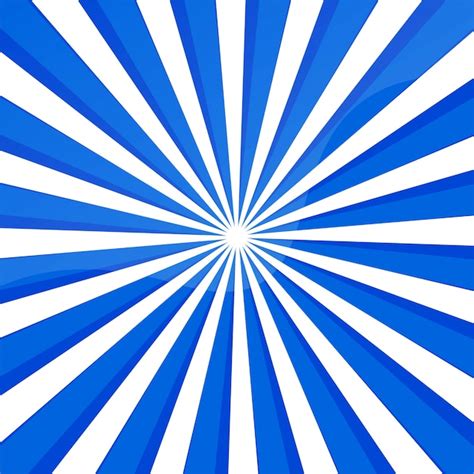 Fondo abstracto de líneas azules con rayos Vector Premium