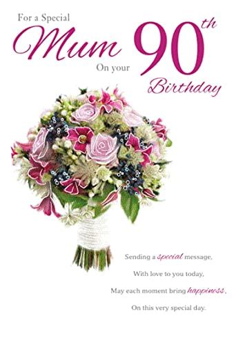 Mum 90th Birthday Birthday Card Uk Kitchen And Home