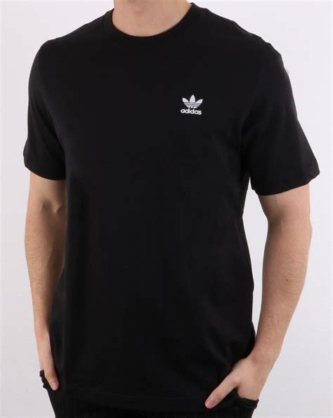 Adidas Originals Essential T Shirt Black 80s Casual Classics