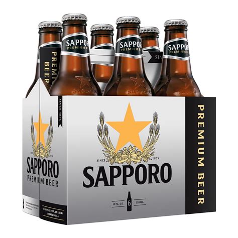 Sapporo Premium Beer 6 Pack World Market
