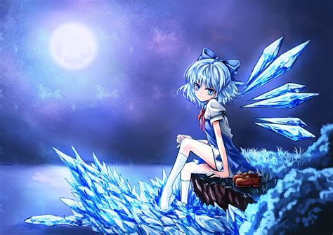 Cirno Blue Hair Touhou Wallpaper Hd Anime 4k Wallpapers Images Images