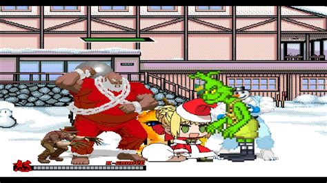 Antoniort Mugen 53 Christmas Special Christmas Characters Party 4v4 Patch Youtube