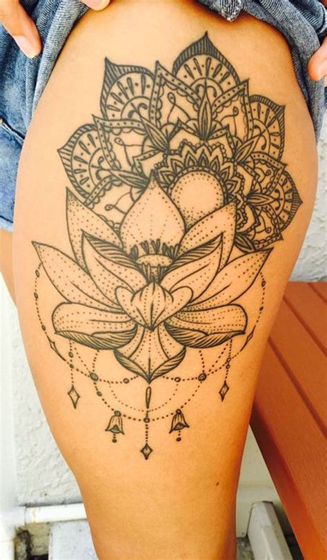 Mandala Tattoo Thigh