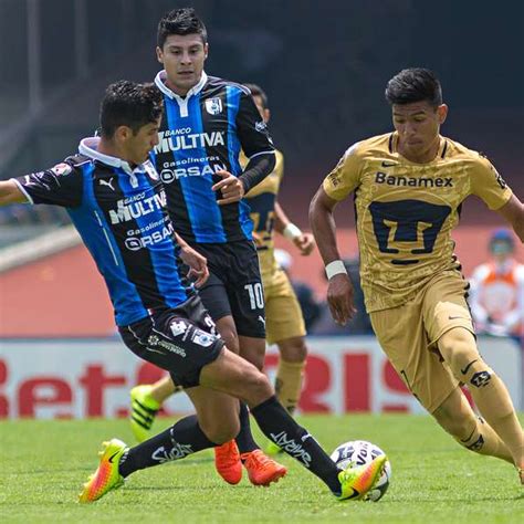 Fecha, horario y transmisión en internet partido: Querétaro vs Pumas en vivo Liga MX 2017 online futbol ...