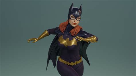 Artstation Batgirl Video Game Model