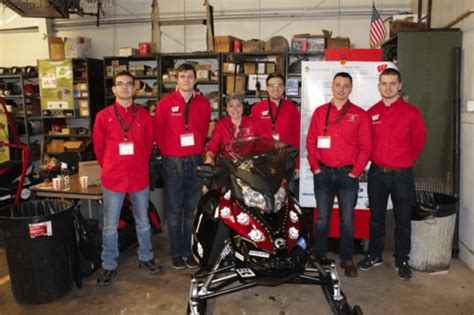 Uw Madison Team Wins Second Place In 2017 Clean Snowmobile Challenge