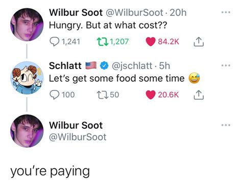 Wilbur Soot Jschlatt He Makes Me Happy Funny Memes Funny Tweets