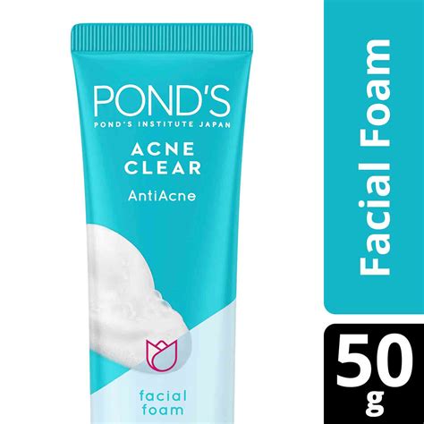 Pond S Facial Wash Acne Clear Anti Acne 50g Pabilis Ph