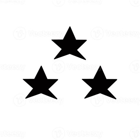 Three Star Excellent Good Doodle Organic Line Hand Drawn 20977422 Png