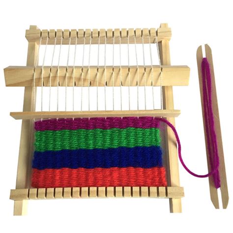 Weaving Loom Kit Developmental Creative Diy Wooden Loom Toy Weaving Toy
