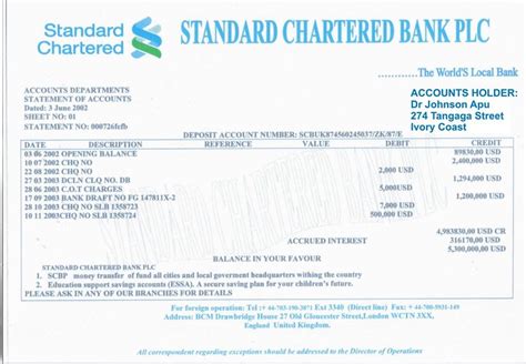 Standard Chartered Statement Apu A Photo On Flickriver