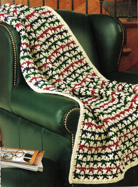10 Textured Chunky Yarn And Large Hooks Dimensional Afghan Throw Crochet
