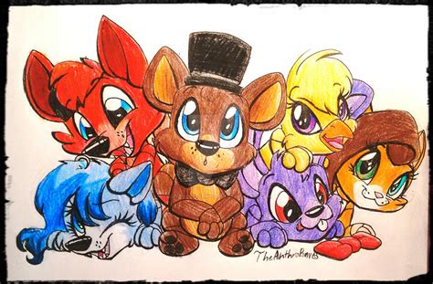 Fnaf Babies Feat Cady And Misty By Mittz The Trash Lord On Deviantart
