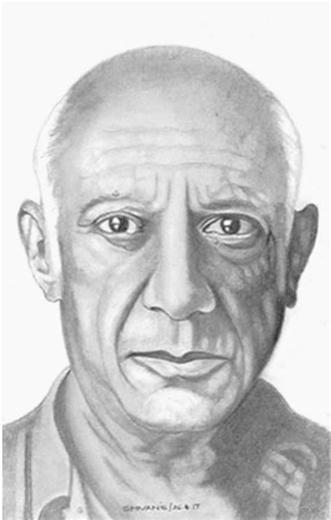 Pablo Picasso Drawing By Shivkumar Menon Fine Art America