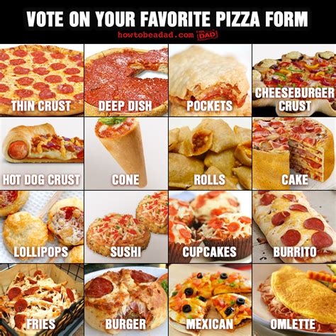 A few pizza recipes we like include: Vote For Pizza! | Yury Z