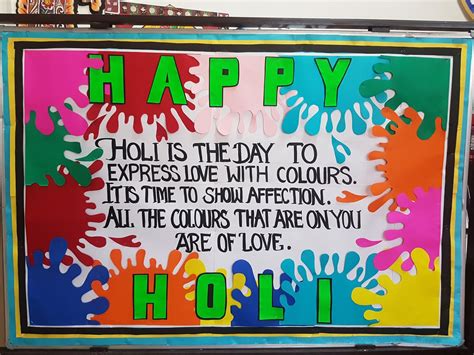 Art Craft Ideas And Bulletin Boards For Elementary Schools Happy Holi