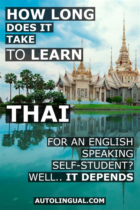 Check out other translations to the thai language How Long Does it Take to Learn the Thai Language by ...