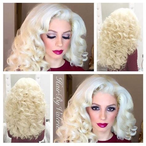 Consider golden bronze natural curls. Platinum Curls | Big blonde hair, Bouffant hair, Long hair ...