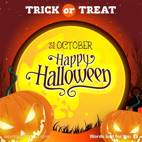 Happy Halloween Card Trick Or Treat 31 October 5288