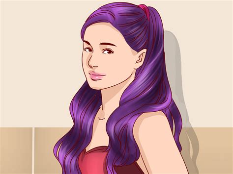 The red molecules in hair dye are large, and therefore don't tend to hang on to your hair quite as long. How to Dye Your Hair Neon Purple: 10 Steps (with Pictures)